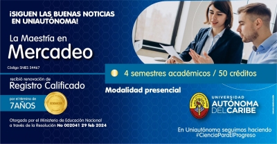 ¡Siguen las buenas noticias en la Universidad Autónoma del Caribe!